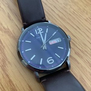 Marc by Marc Jacob Leather Strap Watch